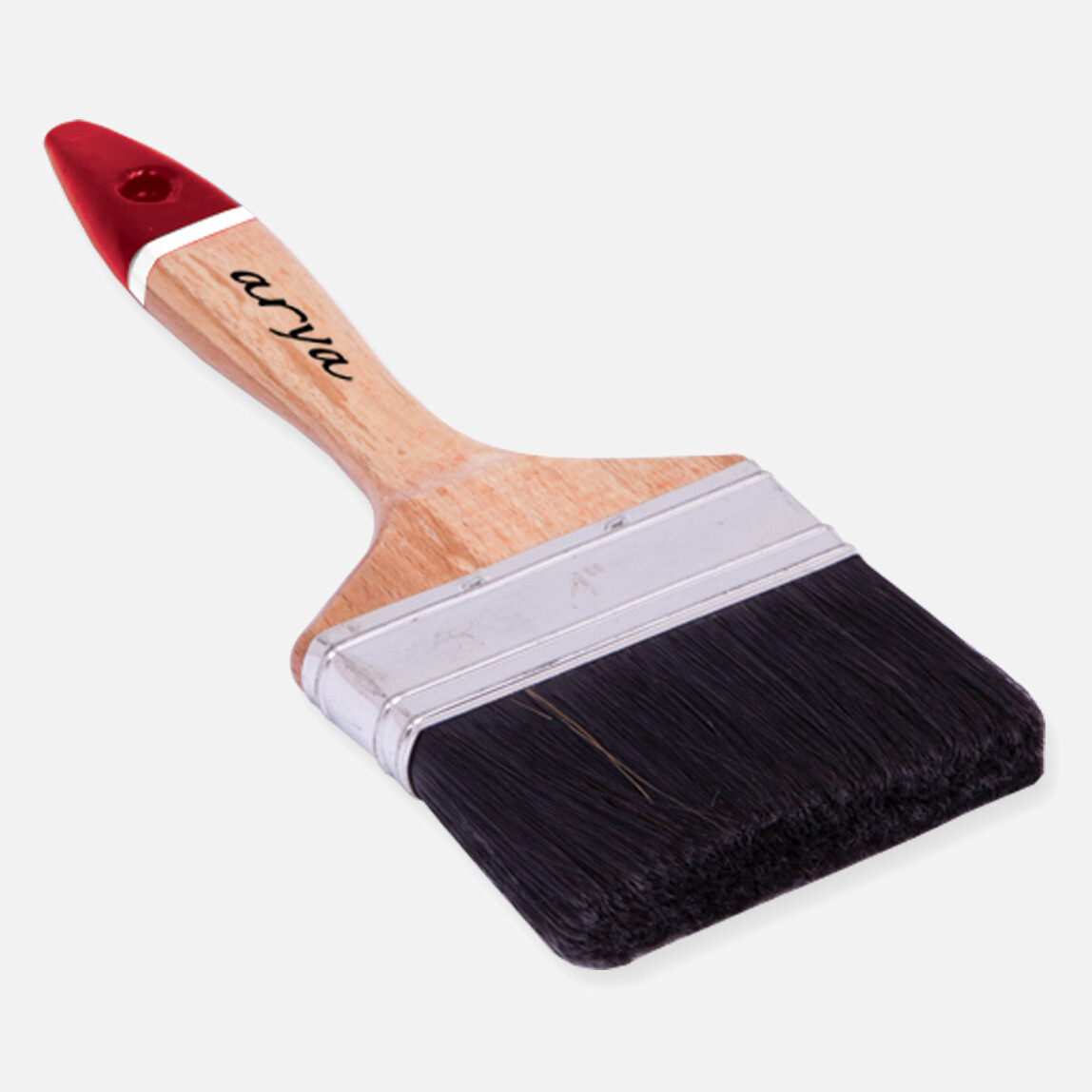    Arya No:1,5 Ekstra Yağlı Boya Fırça Ahşap Vernikli Sap-Siyah Kıl  