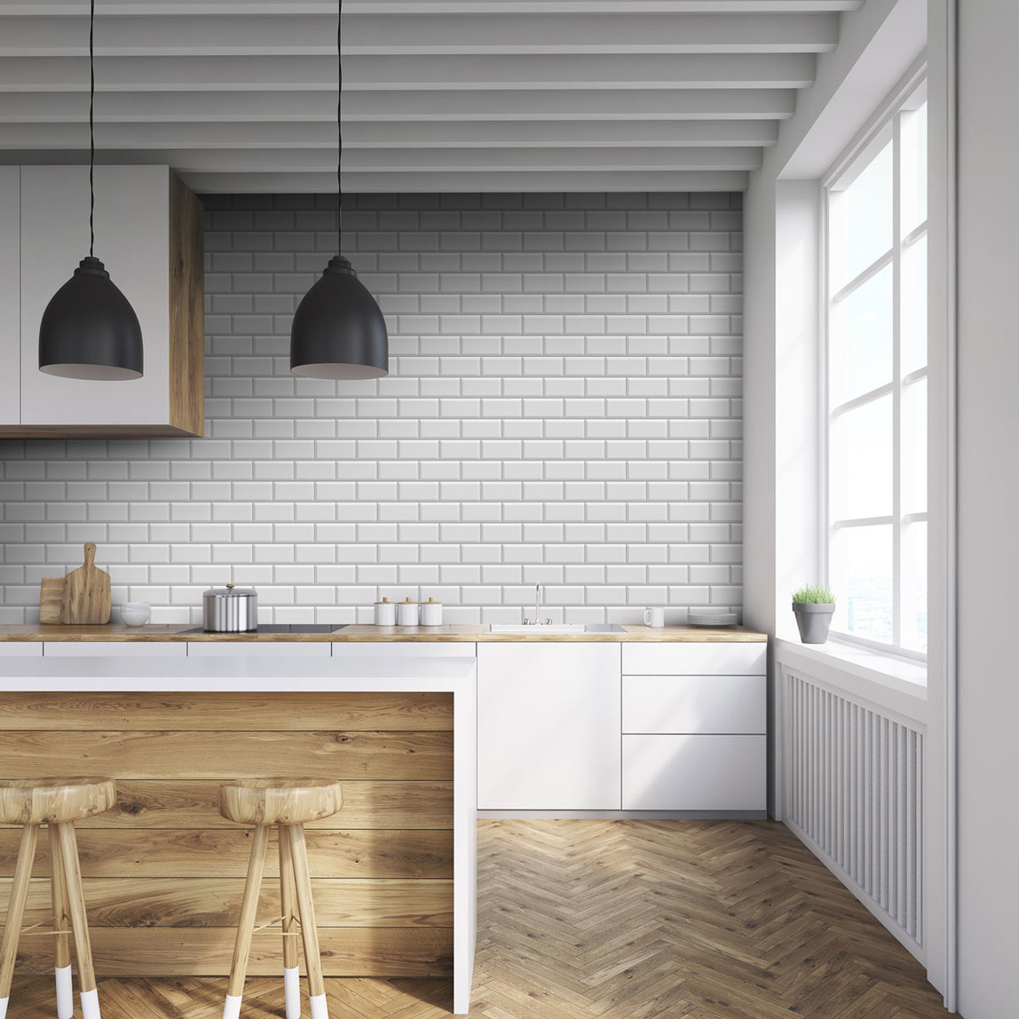    Ege Seramik Metro Karo Gri  10 x 20 cm 0,5 m2 