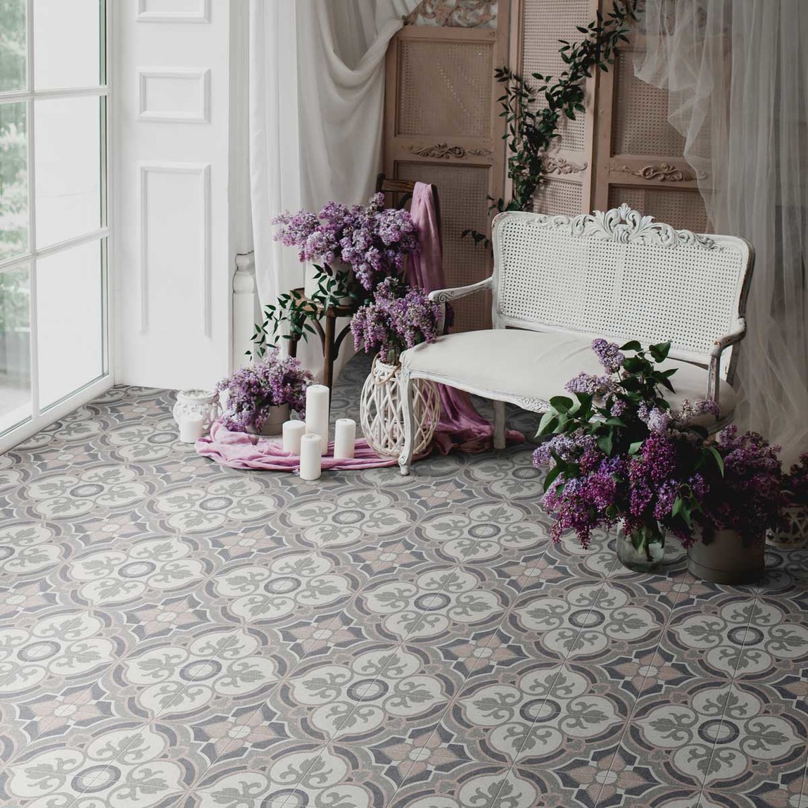    Ege Seramik Positano Pembe Karışık 20X20cm 