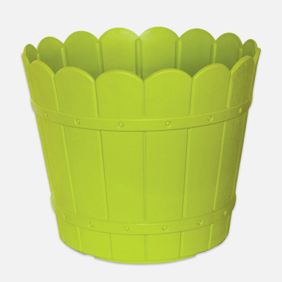 Özlider Yuvarlak Balkon Saksısı Yeşil 