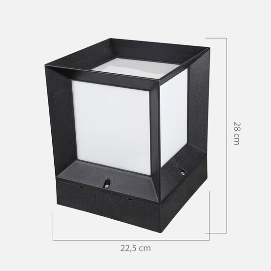 Asz Küba Set Üstü Armatür Siyah 