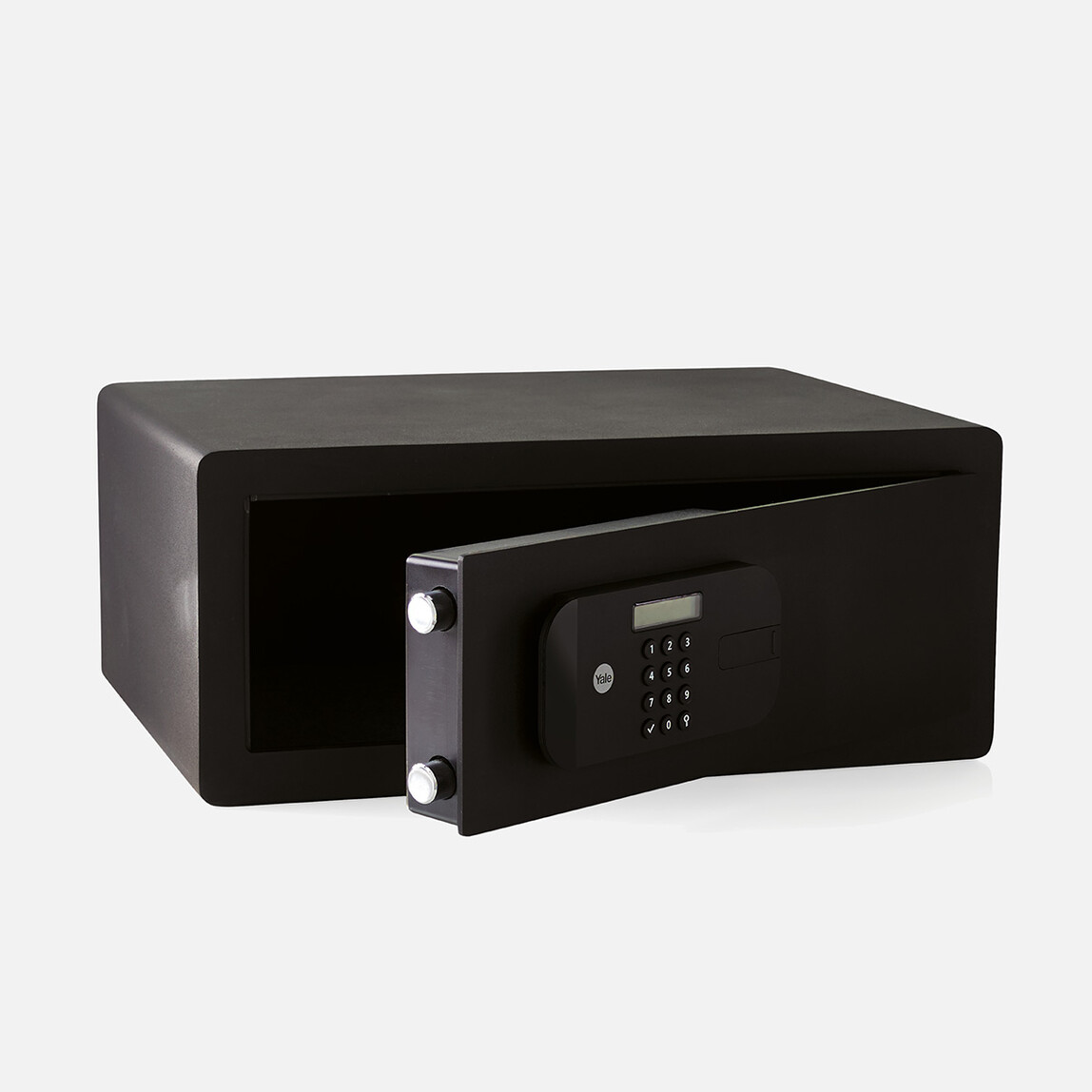    Yale Yüksek Güvenlikli Siyah 48x35x20 cm Elektronik Laptop Para Kasası 
