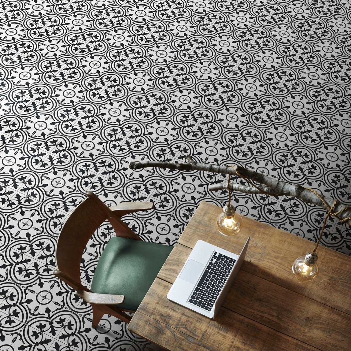    Ege Seramik Bayona Siyah 20x20cm        