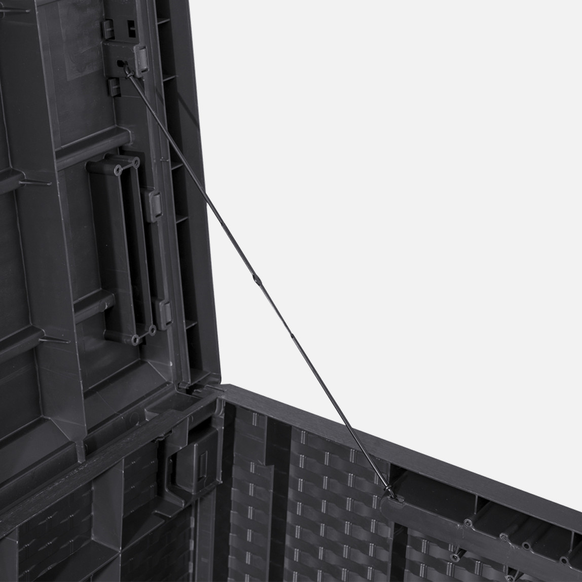    Portofino Plastik Sandık 340 L Antrasit     