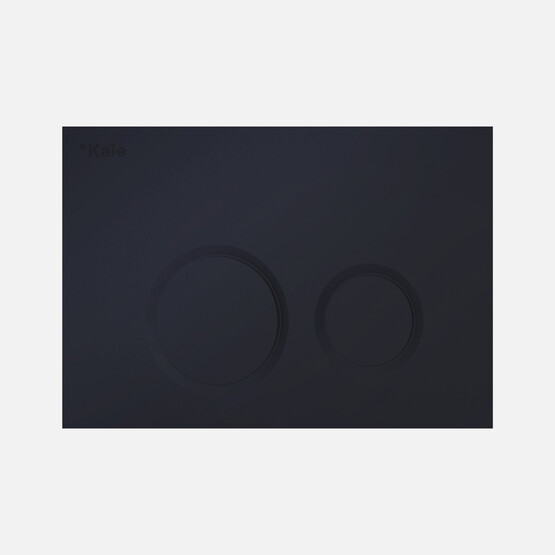 Kale Corro Gömme Rezervuar Panel Soft Siyah