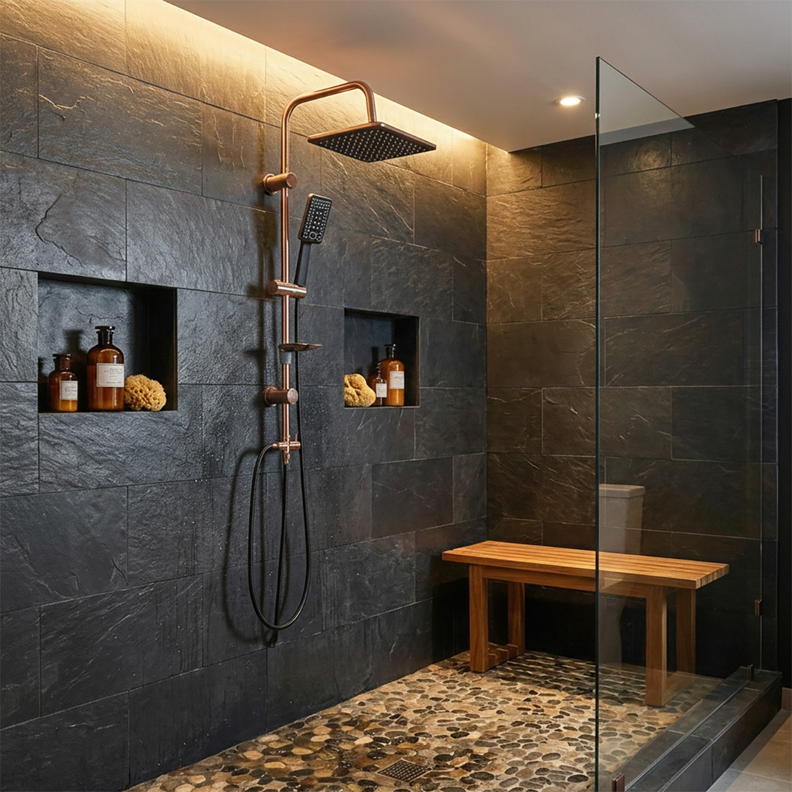    Penta 6977r Duş Sistemi Rose  