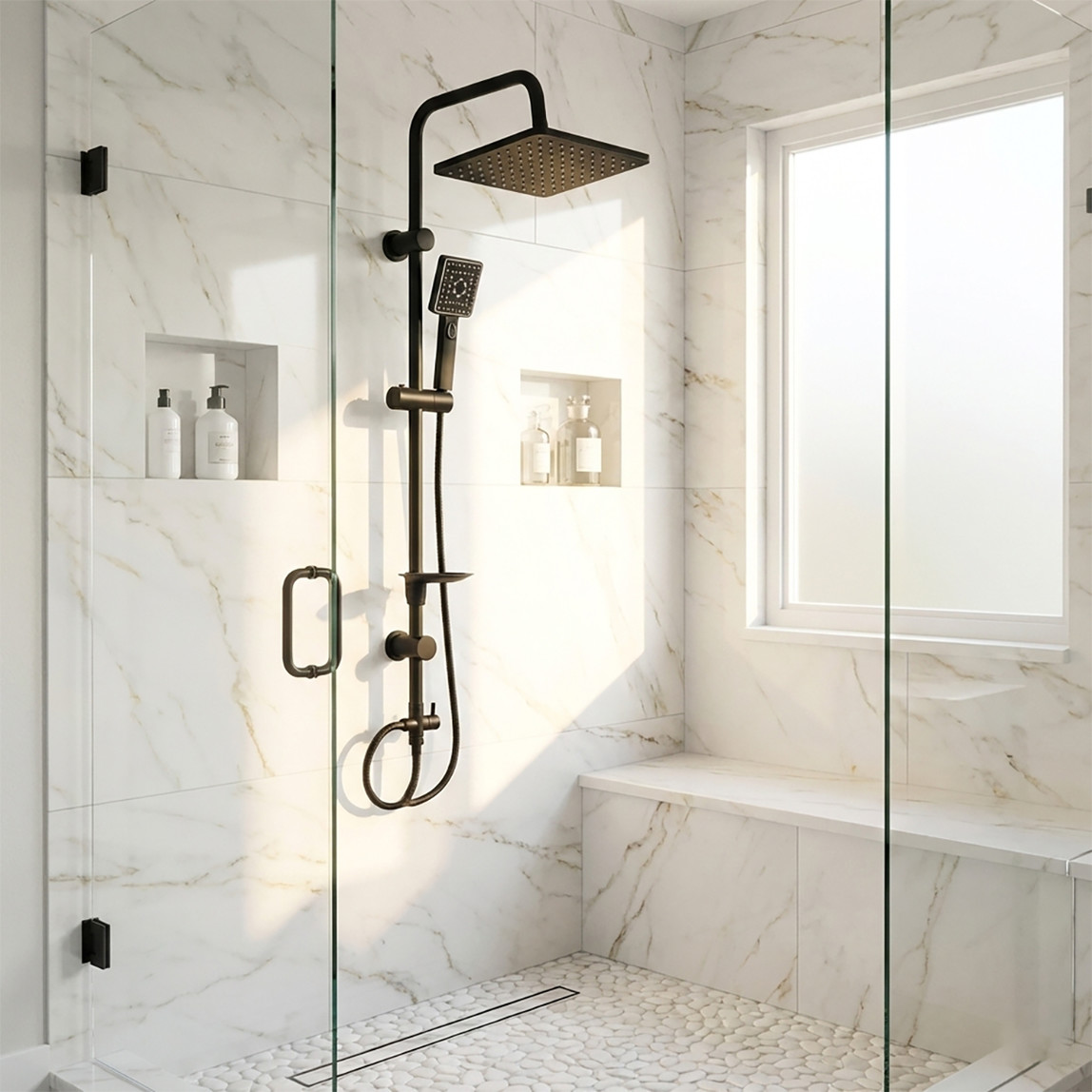    Penta 6976b Duş Sistemi Siyah  