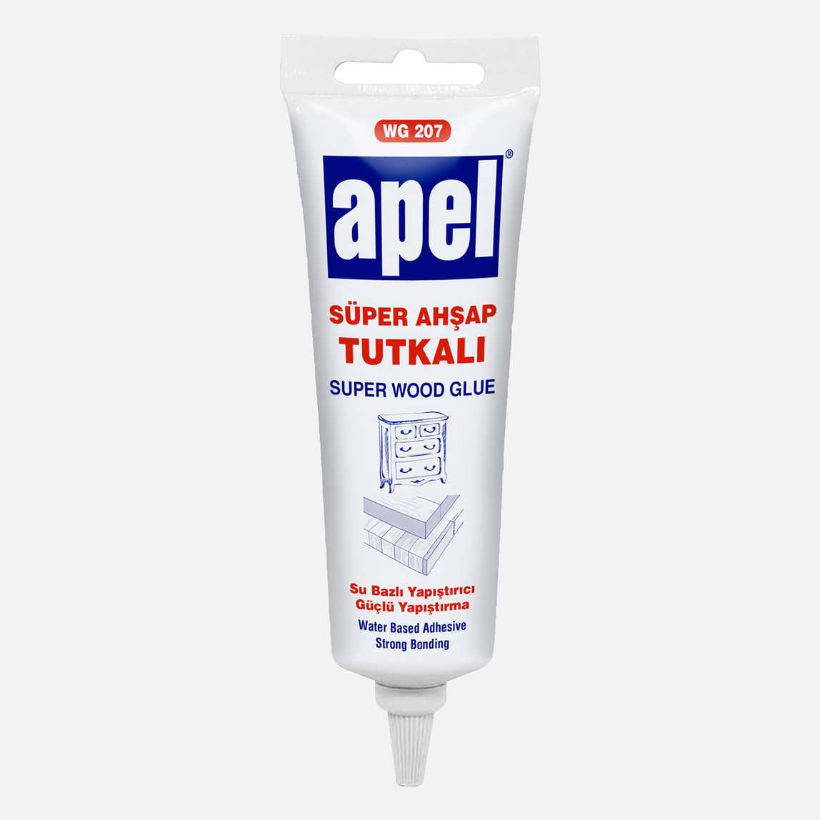    Apel Süper Ahşap Tutkalı 125 g  