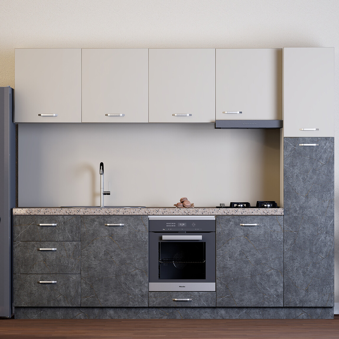    Argemon Siena 240cm Mutfak Dolabı 