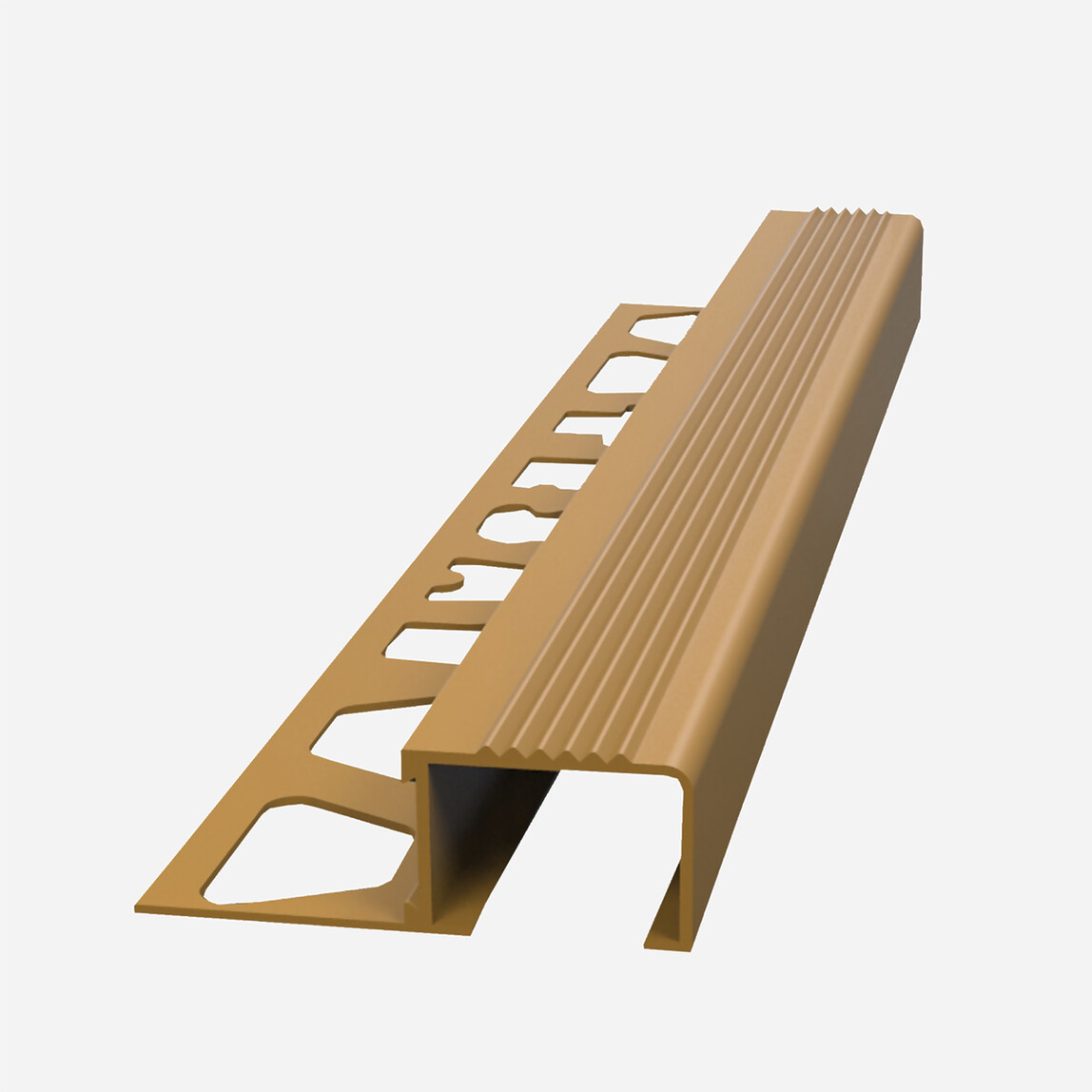    Tesay 10 mm Alüminyum Basamak Profili Eloksal Sarı 