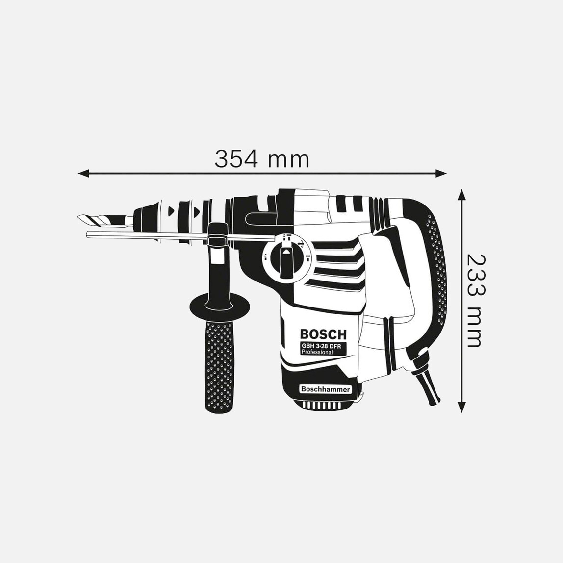   Bosch Profesyonel GBH-3-28 800W DRE SDS-Plus Kırıcı Delici Matkap  