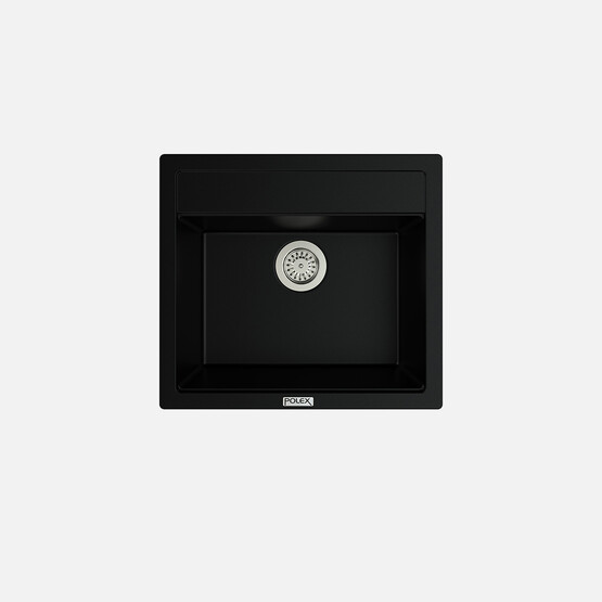 Polex P-08 Damlalıksız Eviye Siyah