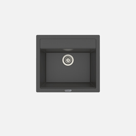 Polex P-08 Damlalıksız Eviye Antrasit