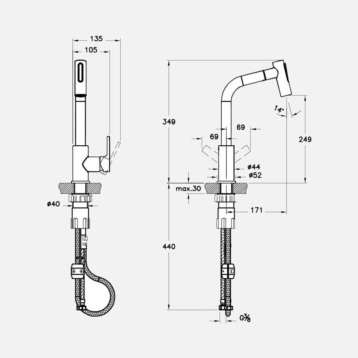    Artema Maestro Pull Out Eviye Bataryası  