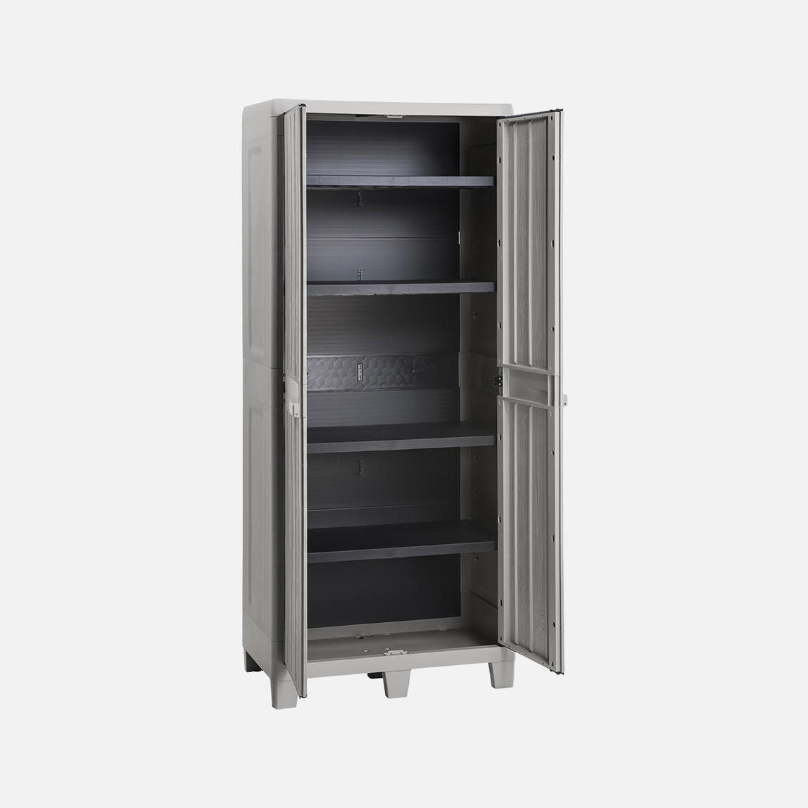    Florida XL 4 Raflı Plastik Dolap Antrasit  