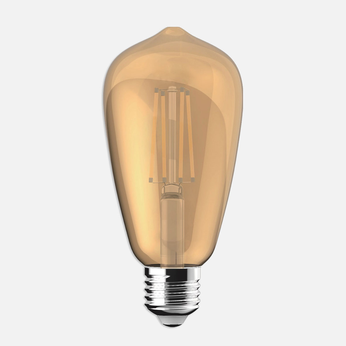    Ecolite Led Filament Gold ST64 10 W Sarı 1800K E27 LED Ampul 