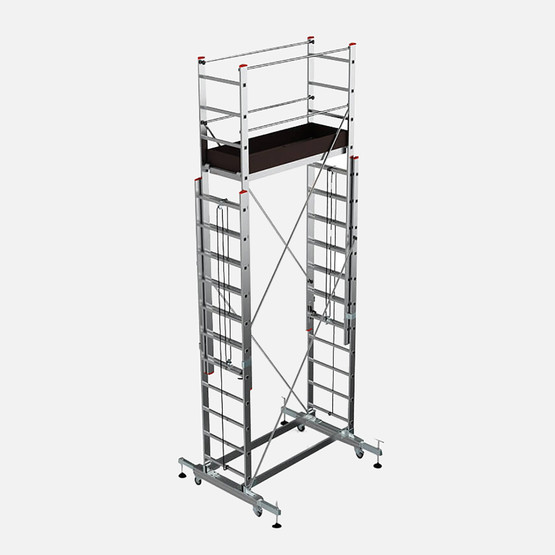 Saraylı Mega Alüminyum 19 Basamaklı 4 m İskele