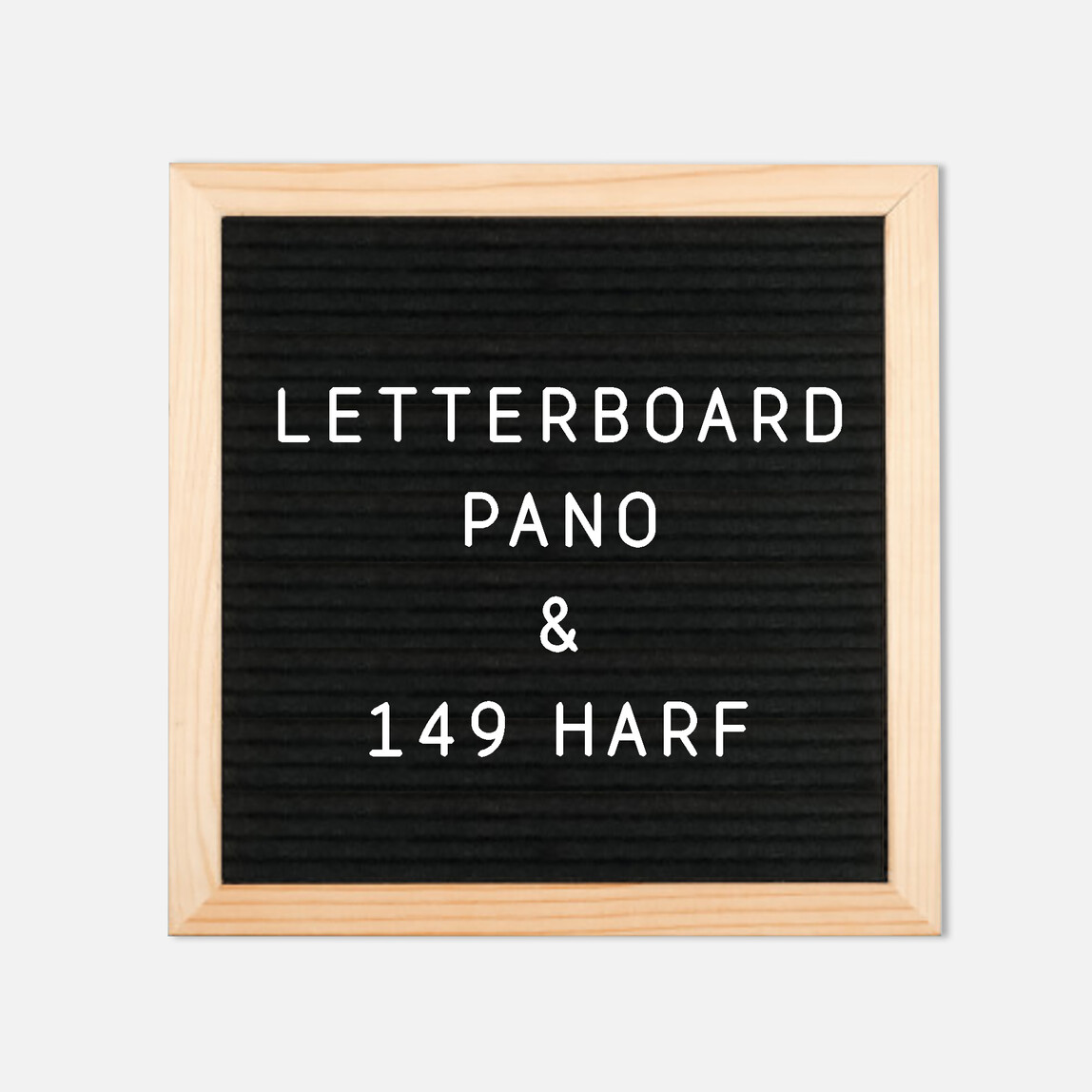    Harfli Ahşap Yazı Panosu  