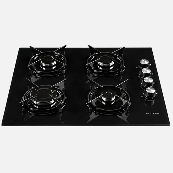 Alveus Eko Ankastre Set Siyah