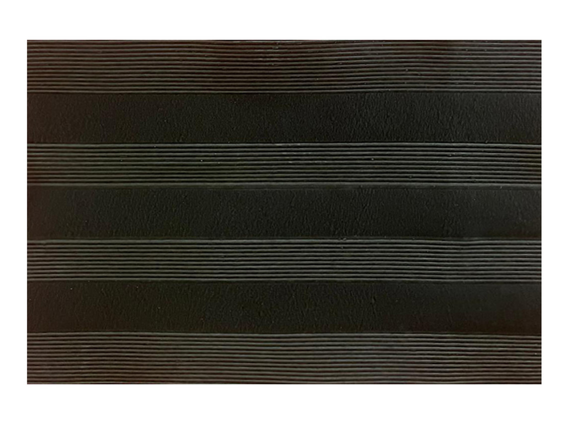    Giz Zerbino Dikdörtgen 45x70 cm Kauçuk-Halı Paspas Siyah 