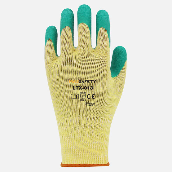 Lateks Kesilmeye Dayanıklı Camcı Eldiveni No:10 