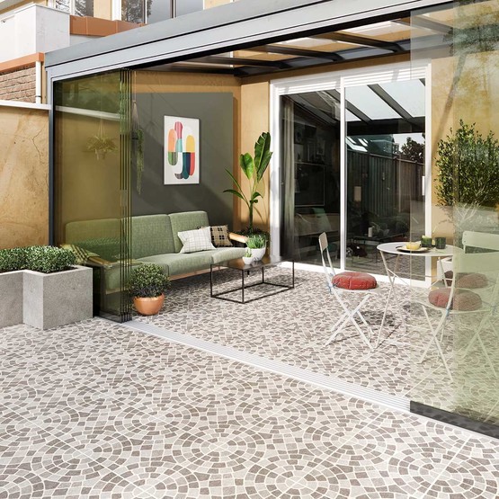 Çanakkale Seramik Roma Gri 45x45cm