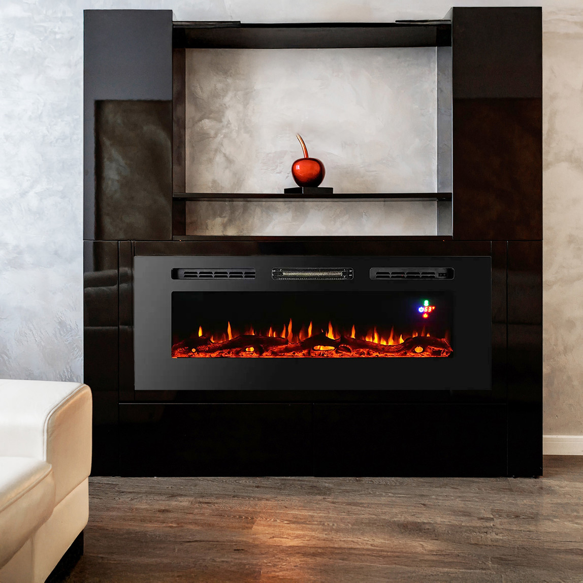    Dlc 1800W 101cm 3 Renk Plazma Dekoratif Şömine  