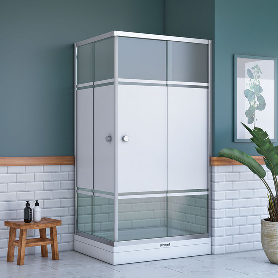 Er-Duş Titan Dikdörtgen Duşakabin 80x100cm