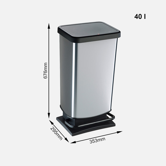 Rotho Paso Pedallı Çöp Kovası 40 L