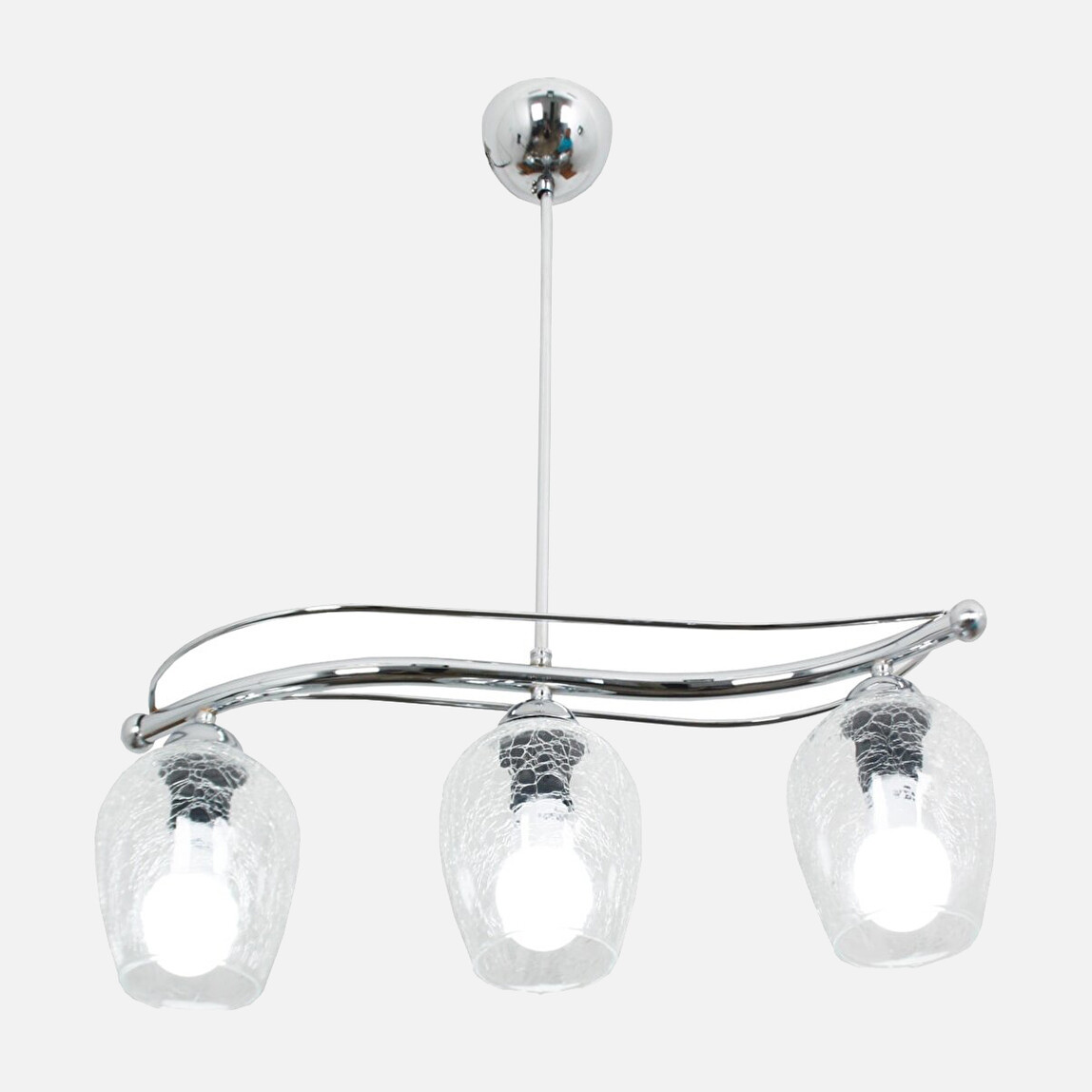    Taşcan Aydınlatma Viraj Modern 3'lü Metal Klasik Avize  