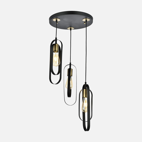 Taşcan Aydınlatma Esse Modern 3'lü Metal Sarkıt Avize 