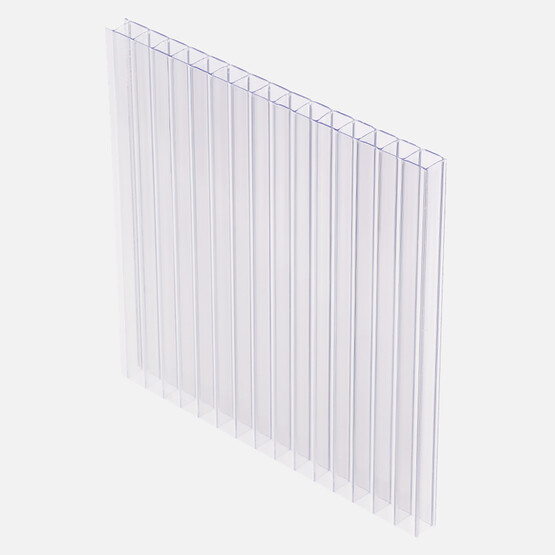 Polikarbonat Oluklu Levha 8501 Şeffaf 200 x 105 cm 6 mm
