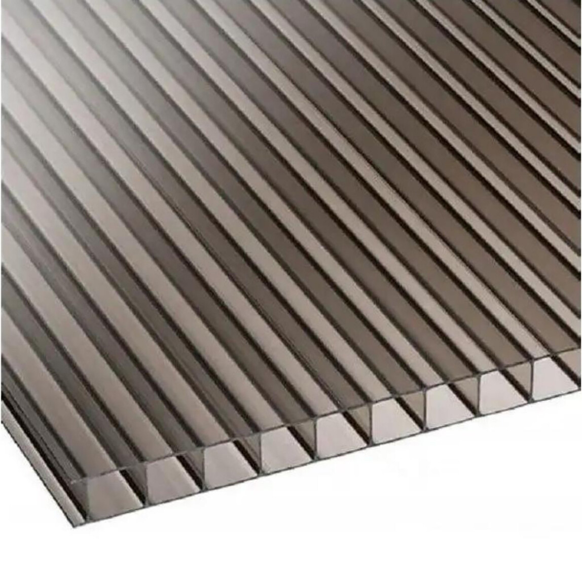    Polikarbonat Oluklu Levha 8503 Bronz 200 x 105 cm 6 mm 