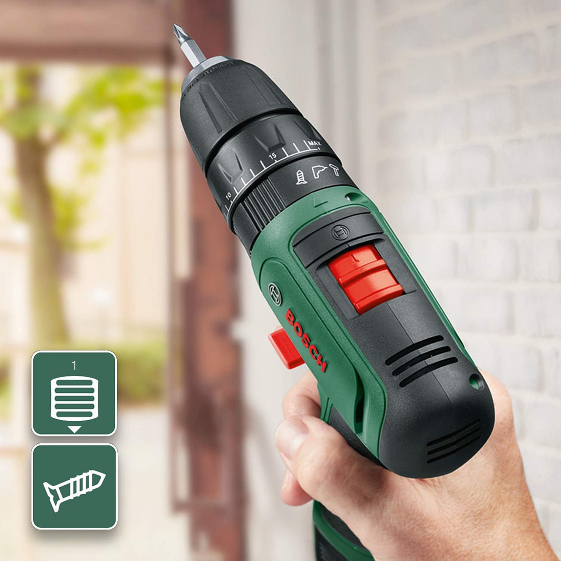    Bosch EasyImpact 12 V 1.5 Ah Tek Akülü Li-ion Darbeli Akülü Vidalama   