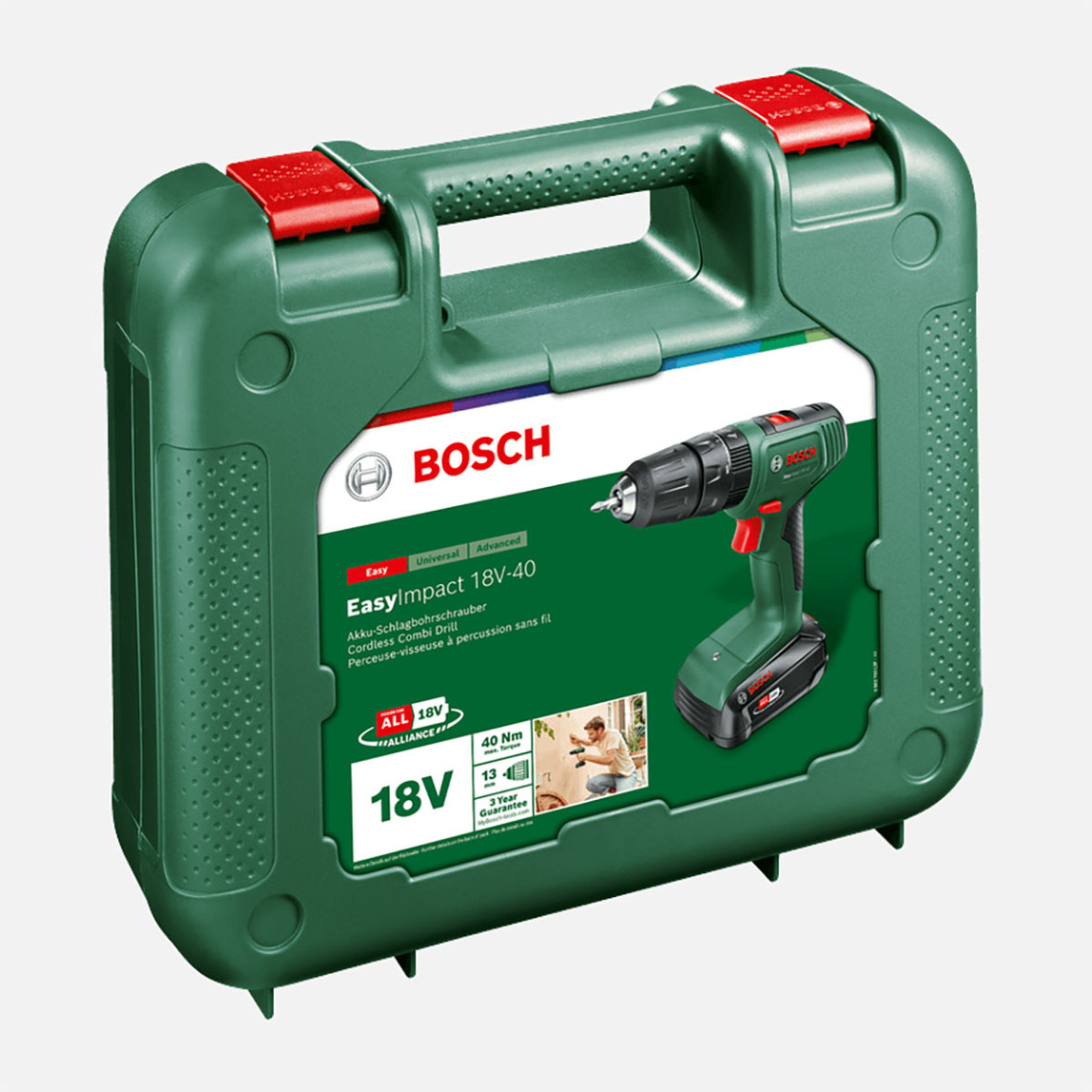    Bosch EasyImpact 18V-40 2.0 Ah Akülü Vidalama 