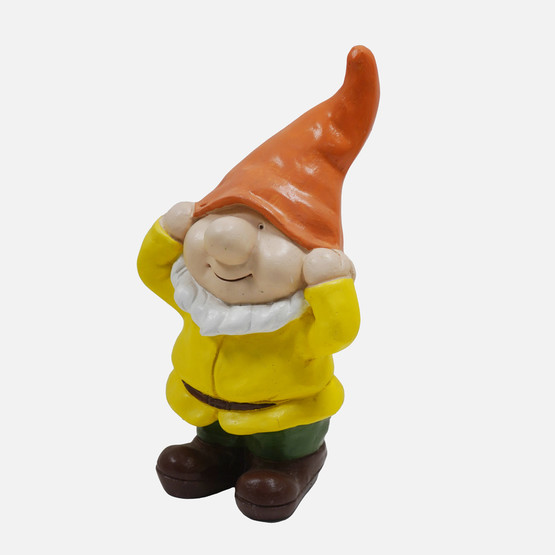 Turuncu Şapkalı Duymadım Bahçe Heykeli