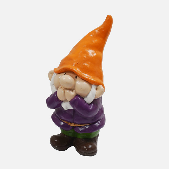 Turuncu Şapkalı Bilmiyorum Bahçe Heykeli