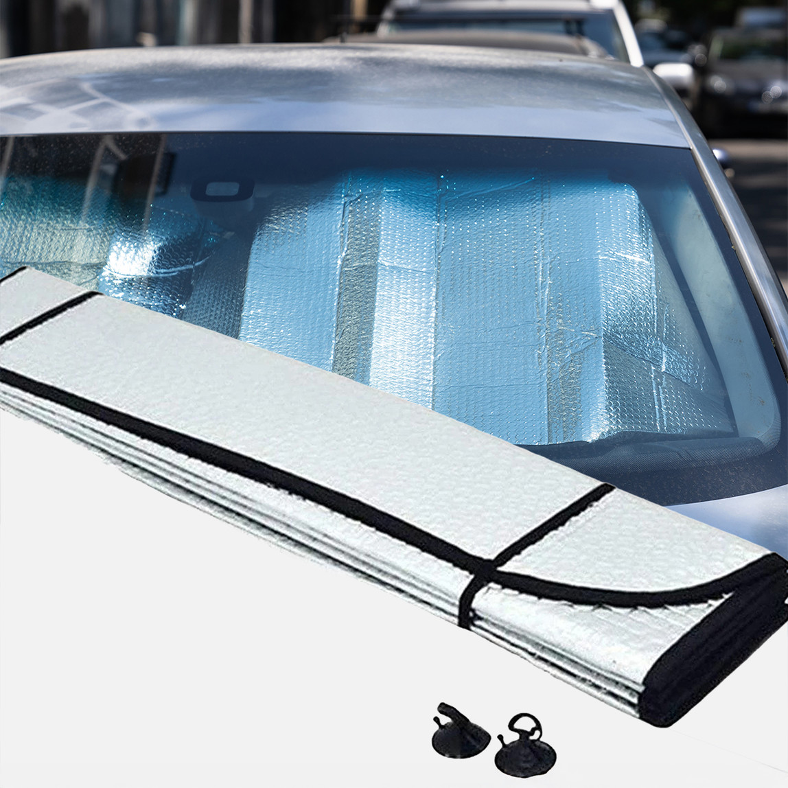    Autokit Metalize Ön Cam Güneşlik 60 x 130 cm 