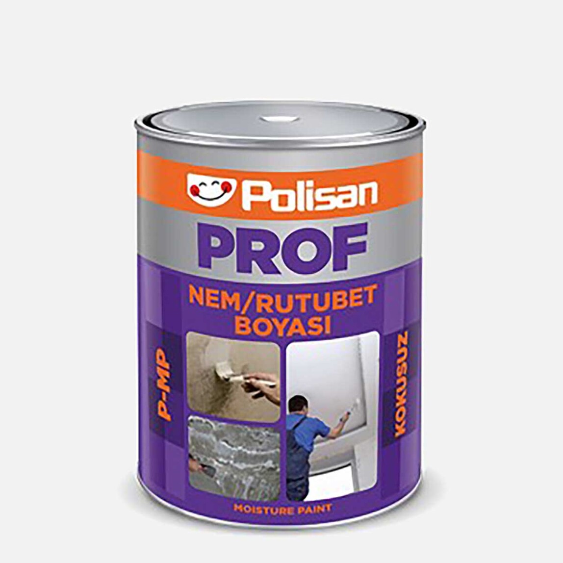    Polisan 2,5 KG Profesyonel Kokusuz Nem ve Rutubet Boyası 