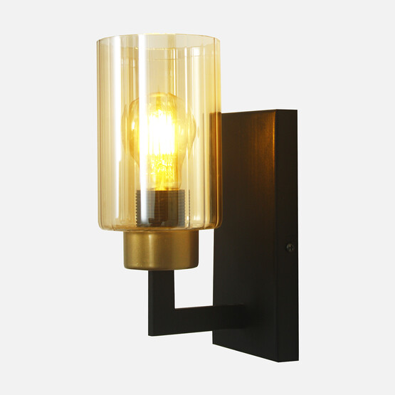 Kenya Tekli Siyah Aplik Siyah 