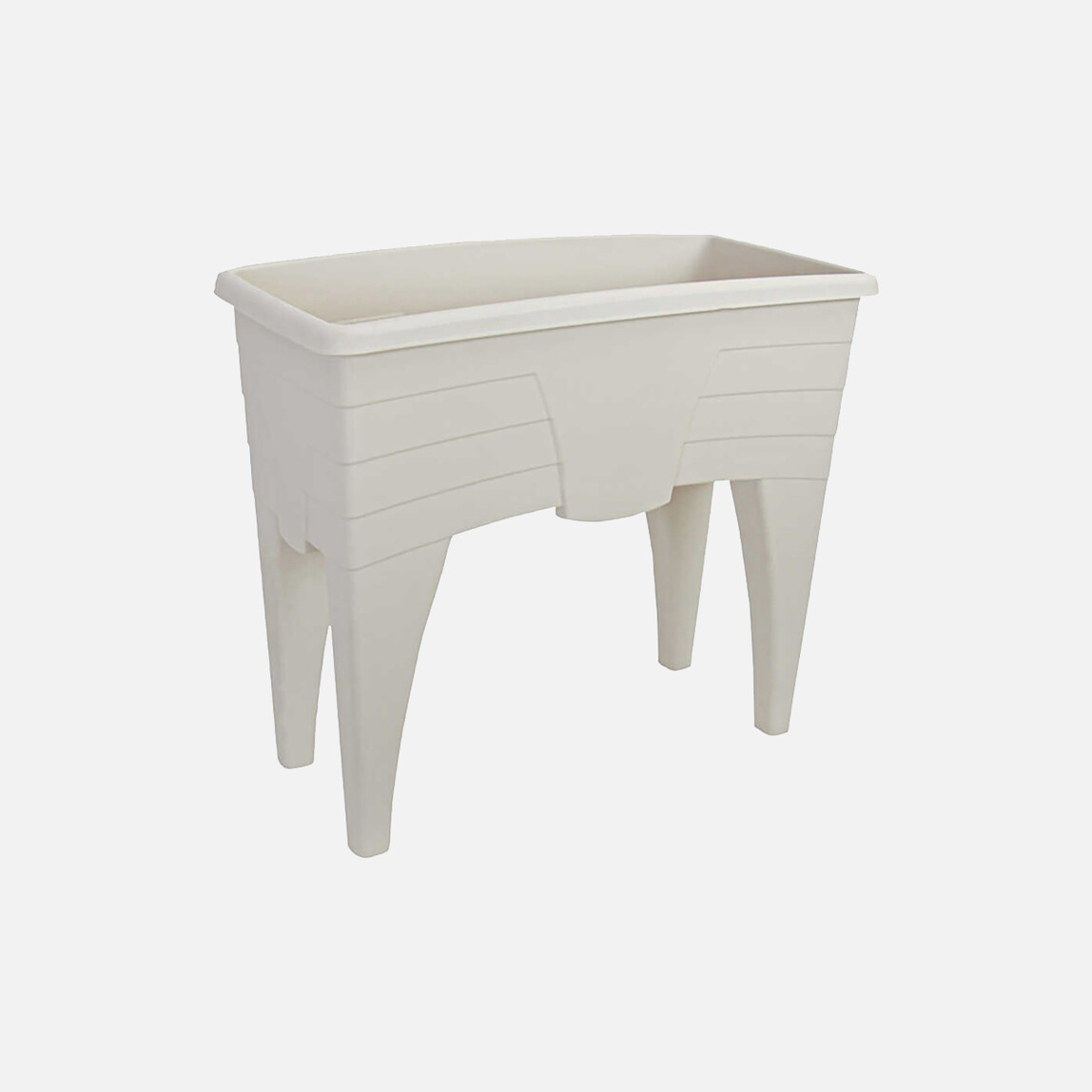    Serinova Ayaklı Yetiştirme Saksısı Beyaz  