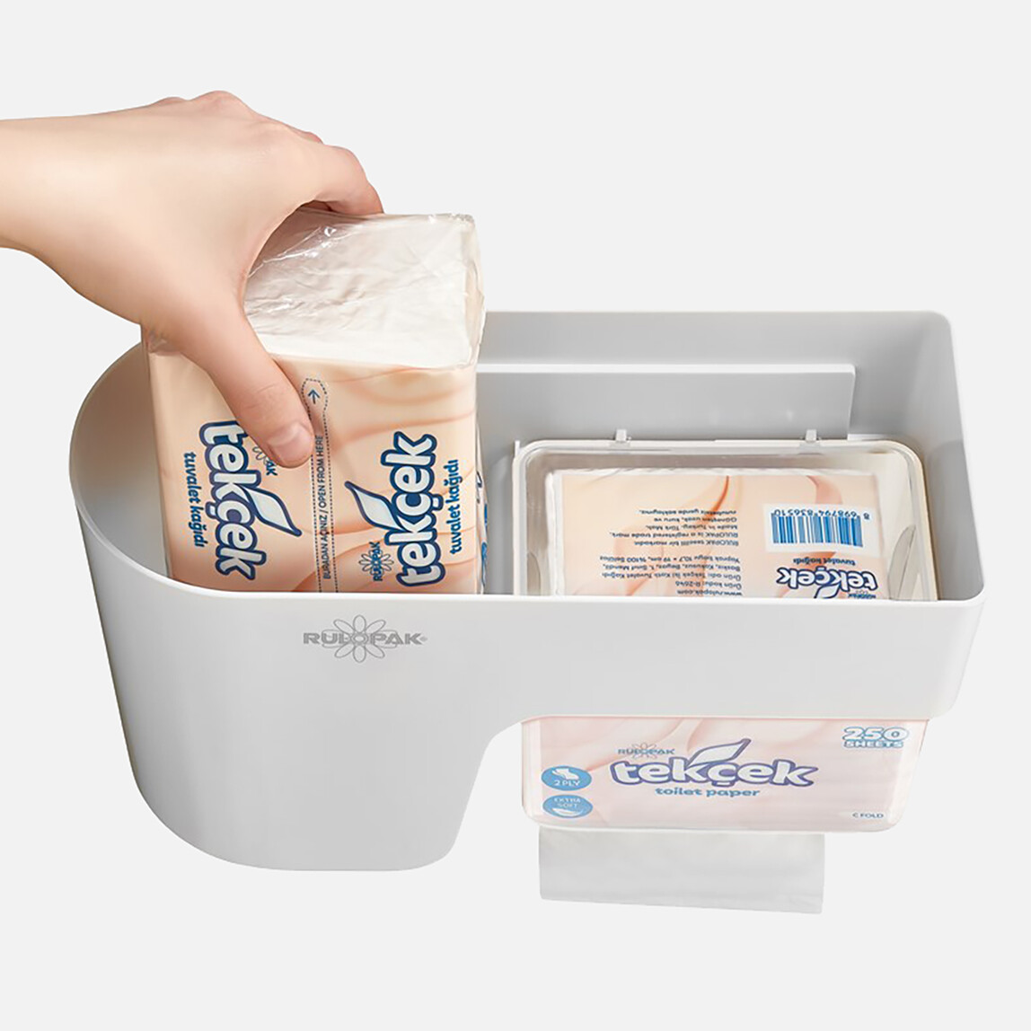    Rulopak Multitask Tek Çek Tuvalet Kağıdı Dispenseri 