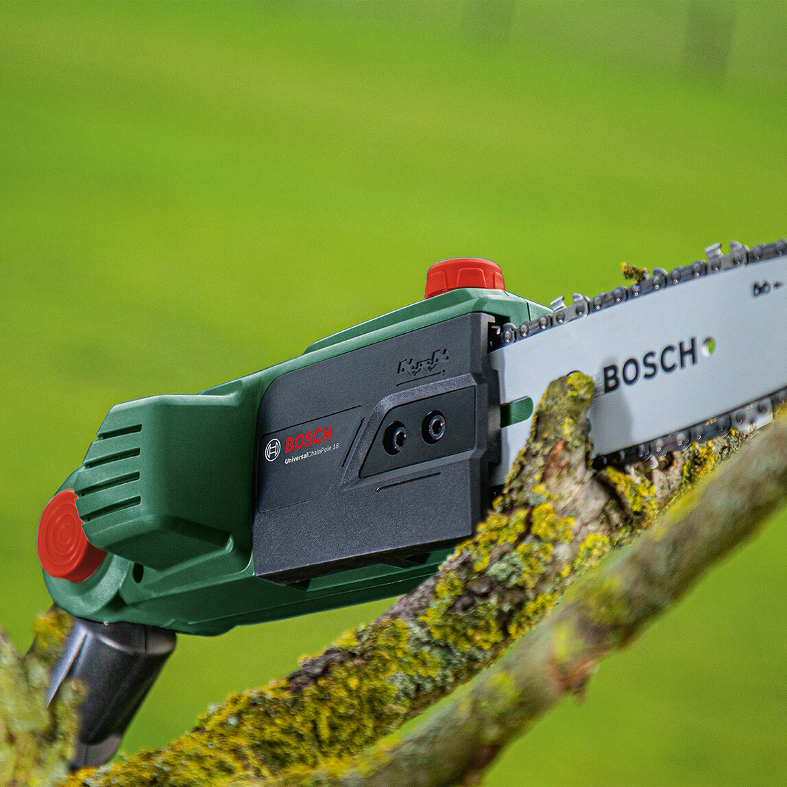    UniversalChainPole 18 Akülü Teleskopik Zincirli Budama Makinesi 