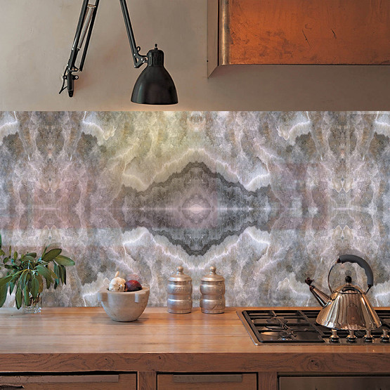 Tink Panel Buzlu Kahve Duvar Panel PVC Karo 41 x 62 cm