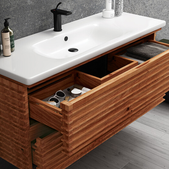 Gold Banyo Legendsa 49 cm Banyo Dolabı Alt Modül Ceviz