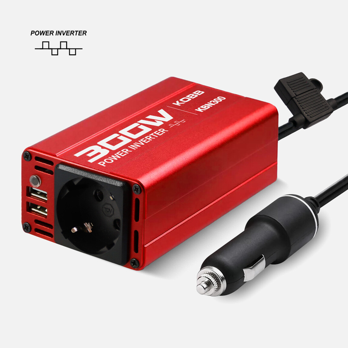    Kobb Kbn300 12V/220V 300Watt Modifiye Sinüs Dönüştürücü İnvertör 