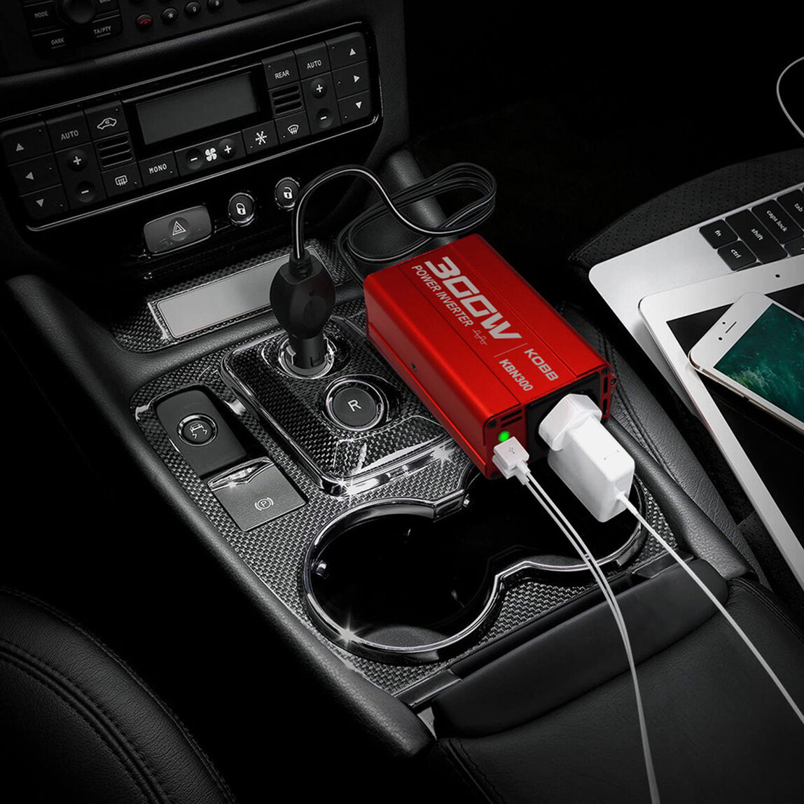    Kobb Kbn300 12V/220V 300Watt Modifiye Sinüs Dönüştürücü İnvertör 