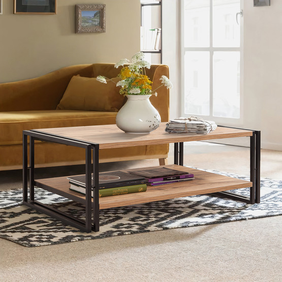 Lar İndustrial 2 Katlı Orta Sehpa 