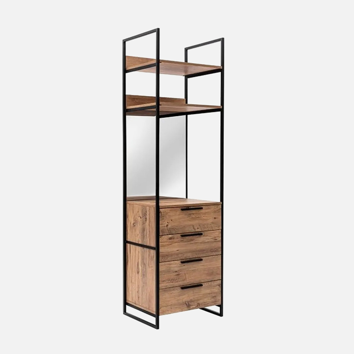    Lar İndustrial 4 Çekmeceli Aynalı Dolap  