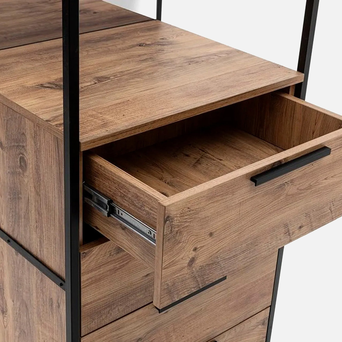    Lar İndustrial 4 Çekmeceli Aynalı Dolap  